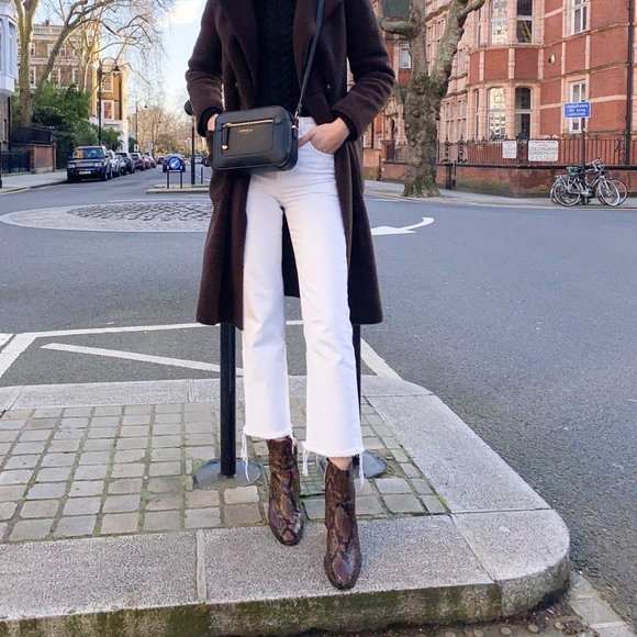 MANGO (MNG) Snakeskin Booties - Picture 7 of 8